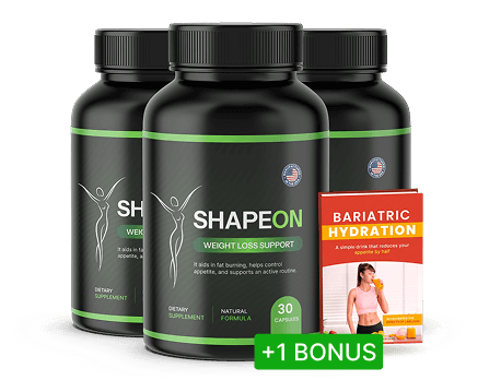 ShapeON weight support supplement bottles